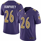 Nike Men & Women & Youth Ravens 26 Marlon Humphrey Purple Color Rush Limited Jersey,baseball caps,new era cap wholesale,wholesale hats